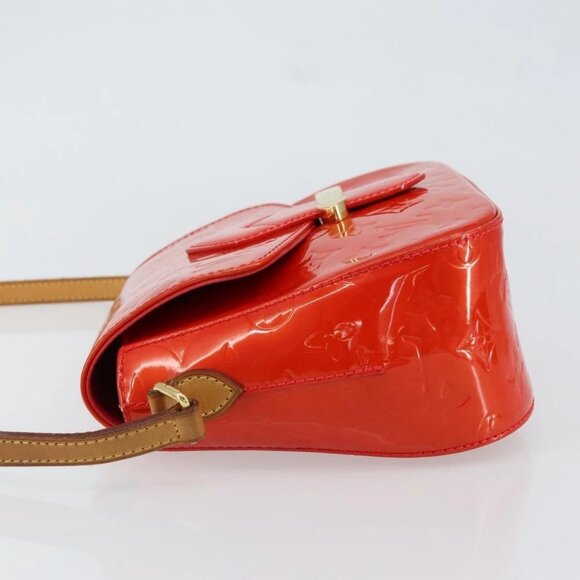 LOUIS VUITTON Vernis Bell FlowerGM Bag Rouge Grunadine - Picture 5 of 16